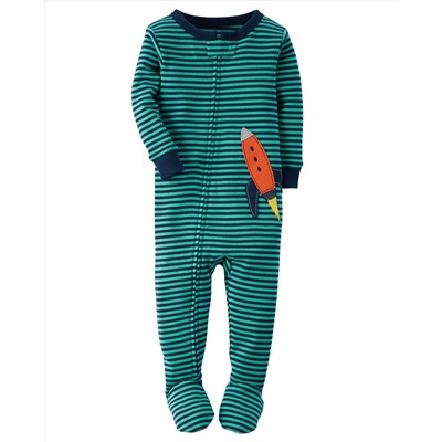 1-Piece Snug Fit Cotton PJs