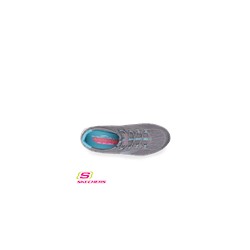 Skechers Lite SkechAir Athletic Gray/Blue Nursing Shoe