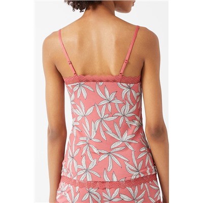 Top lencero Debbie Rojo