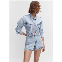 Shorts vaqueros tiro alto