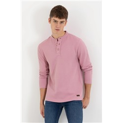 Erkek Manolya Dik Yaka Sweatshirt