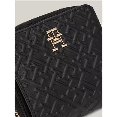 Tommy Monogram Zip Wallet