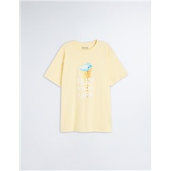T-shirt, Men, Yellow