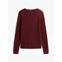 Cable Knit Crewneck Sweater