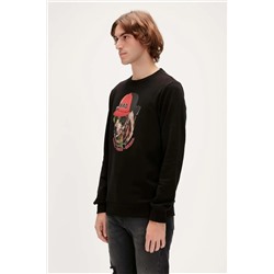 Bad Bear, 23.02.12.019 Bad Bear Rabel Crewneck Erkek Sweat NIGHT