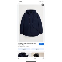 Мужской пуховик  ZAR*A