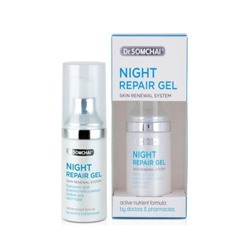 Ночной восстанавливающий гель для лица Dr Somchai 20 мл/Dr Somchai Night Repair Gel 20 ml