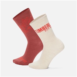 Women's 2-Pack Timberland® Floral Crew Sock