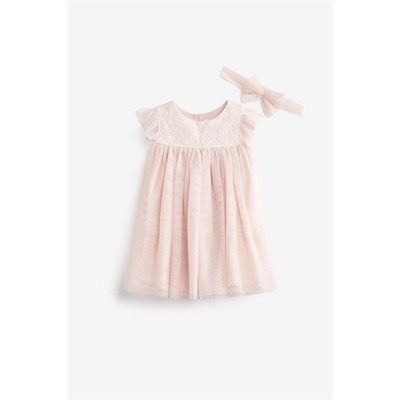 Rosa - Baby Ballkleid (0 Monate bis 2 Jahre)