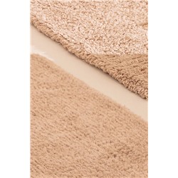 Cameo 2'li Banyo Paspası - Bej - 60x100 cm