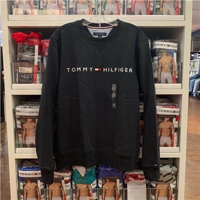 Толстовка свитшот Небольшой начес внутри TOMMY HILFIGE*RОРИГИНАЛ!
