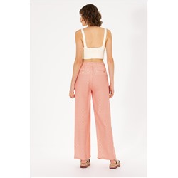 Kadın Fuşya Loose Relax Fit Pantolon