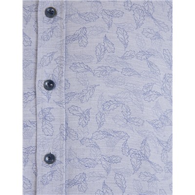 Lacivert Slim Fit Uzun Kollu Gömlek