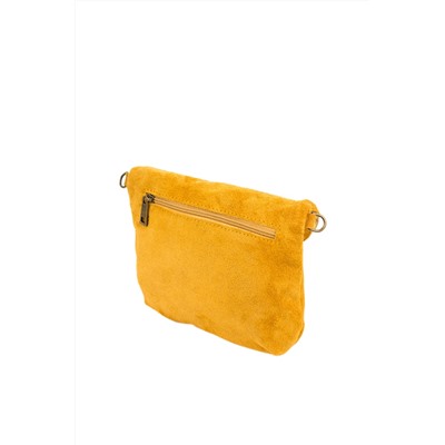 Bandolera de nobuk Mostaza - Firenze Artegiani