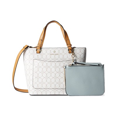 Nanette Lepore Demi Logo Satchel with Wristlet