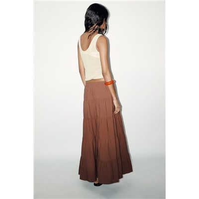 PANELLED LONG SKIRT