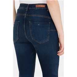 Kadın Koyu Mavi Jean Pantolon