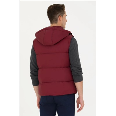 Erkek Bordo Yelek