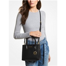 MICHAEL MICHAEL KORS Mercer Medium Pebbled Leather Crossbody Bag