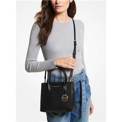 MICHAEL MICHAEL KORS Mercer Medium Pebbled Leather Crossbody Bag