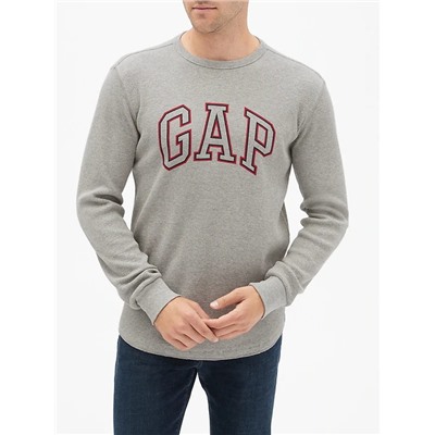 Waffle Stitch Logo Pullover