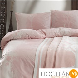 11283 КПБ DO&CO Ранфорс с плед 200х220 (50х70/2 шт) FORSET персиковый