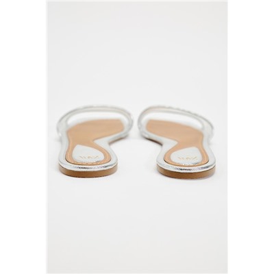 FEW ITEMS LEFT FLAT VINYL SANDALS