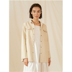 Oversize рубашка SUSTINERI из неокрашенного денима