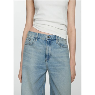 Jeans rectos tiro medio