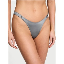 Flirty Mesh Shine Strap Thong Panty