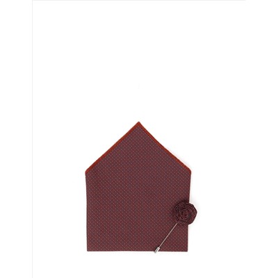 Turuncu 3'lü Kravat Mendil Set