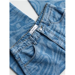Jeans mit weitem Bein
