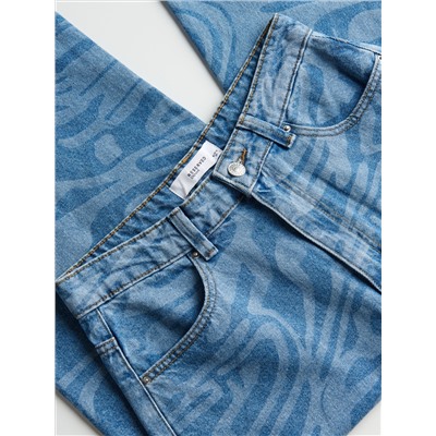 Jeans mit weitem Bein