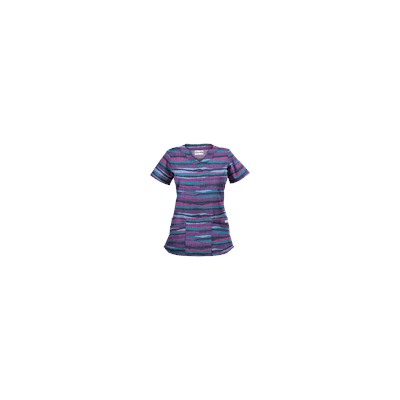UA Knit Worthy Navy Scrub Top