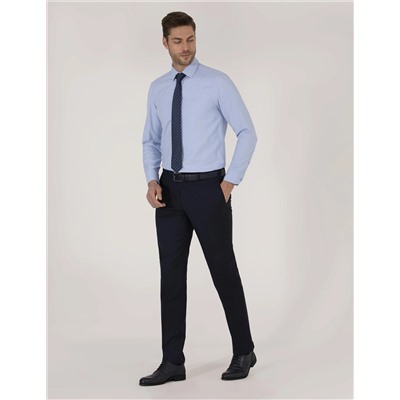Koyu Mavi Slim Fit Oxford Gömlek