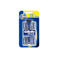 Gillette, Blue3 Hybrid Tıraş Makinesi 8 Yedek Tıraş Bıçağı