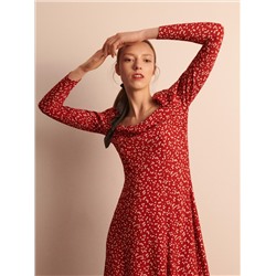 EcoVero™ Gemusterte Bluse