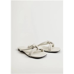 Sandalia acolchada  -  Mujer | MANGO OUTLET Melilla
