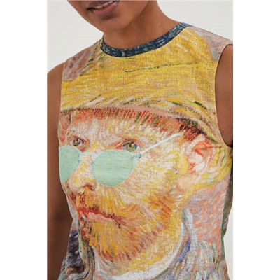Camiseta autorretrato obra de arte