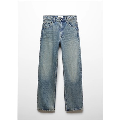 Jeans rectos tiro medio