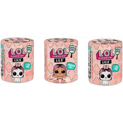 L.O.L. Surprise! Lils with Lil Pets or Sisters (3 Pack), Multicolor