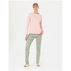Pudra Pijama Takımı