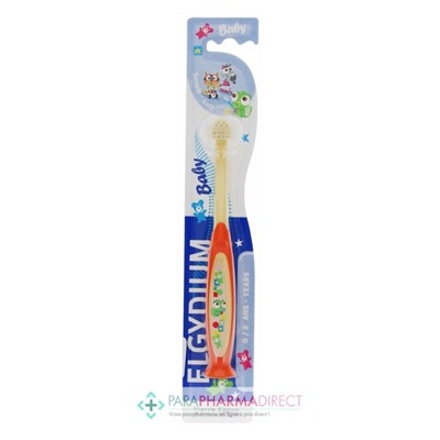 Elgydium Baby Brosse à Dents Orange Souple 0/2 ans