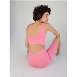 Einarmiges Top mit Blumenmuster