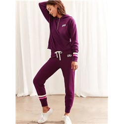 Gap Logo Contrast-Stripe Joggers in French Terry