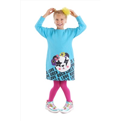 Mushi Girls Love Rock Kız Çocuk Elbise MS-23K1-006