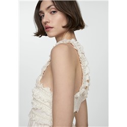 Vestido tirantes detalle flecos