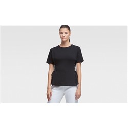 TEE WITH LACE-UP SIDES