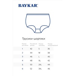 Женские трусы-слипы с высокой посадкой Baykar