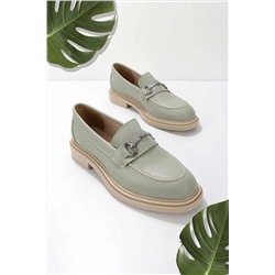Bambi Su Yeşili Kadın Loafer Ayakkabı K01640000309